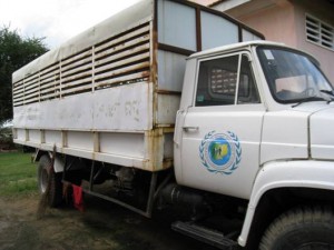 Social Affairs truck used to round up groups considered “undesirable” to take them to Social Affairs centers around Phnom Penh. © 2008 Licadho Social Affairs truck used to round up groups considered “undesirable” to take them to Social Affairs centers around Phnom Penh. © 2008 Licadho